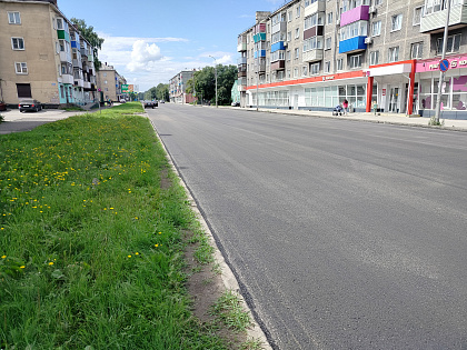 На ул. Гагарина появился новый асфальт